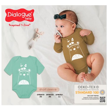 Dialogue Baby Bodysuit Printed Long Sleeve S DFB0022