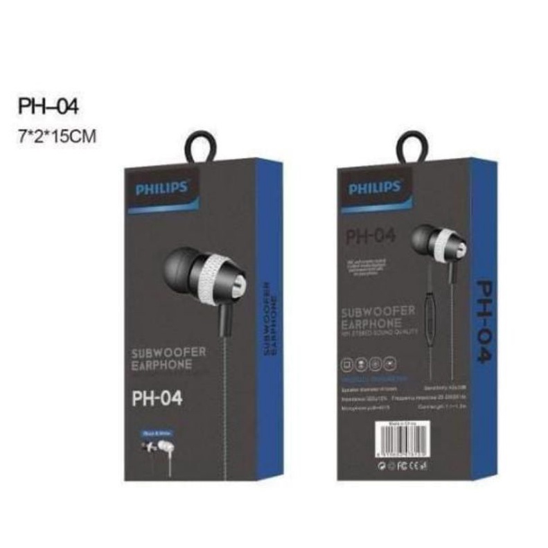 (ba) HEADSET PHILIPS PH-04 SUPER BASS