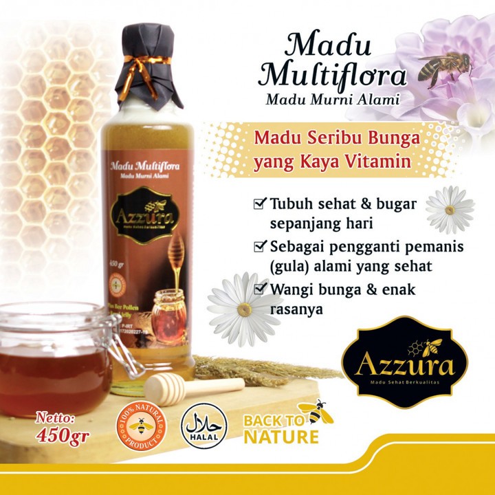 

JUAL / Madu Murni Multiflora 450gr Botol / Madu Murni Alami