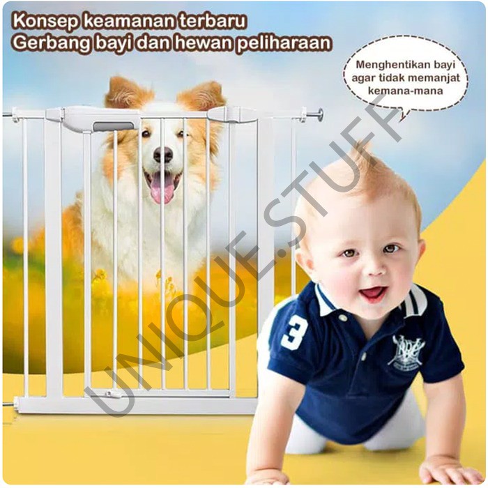 BABY safety gate pintu bayi pagar tangga pengaman anak bayi portable Pagar bayi tangga