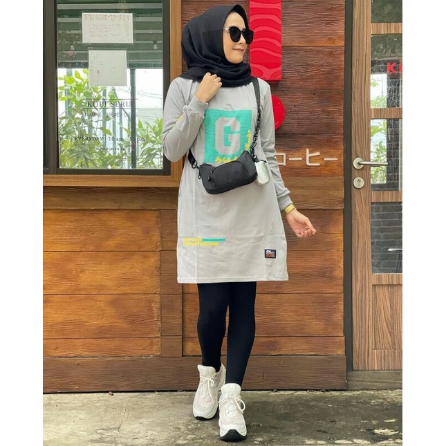 Tunik Dewasa Kaos Midi GYL AUTHENTIC ORI
