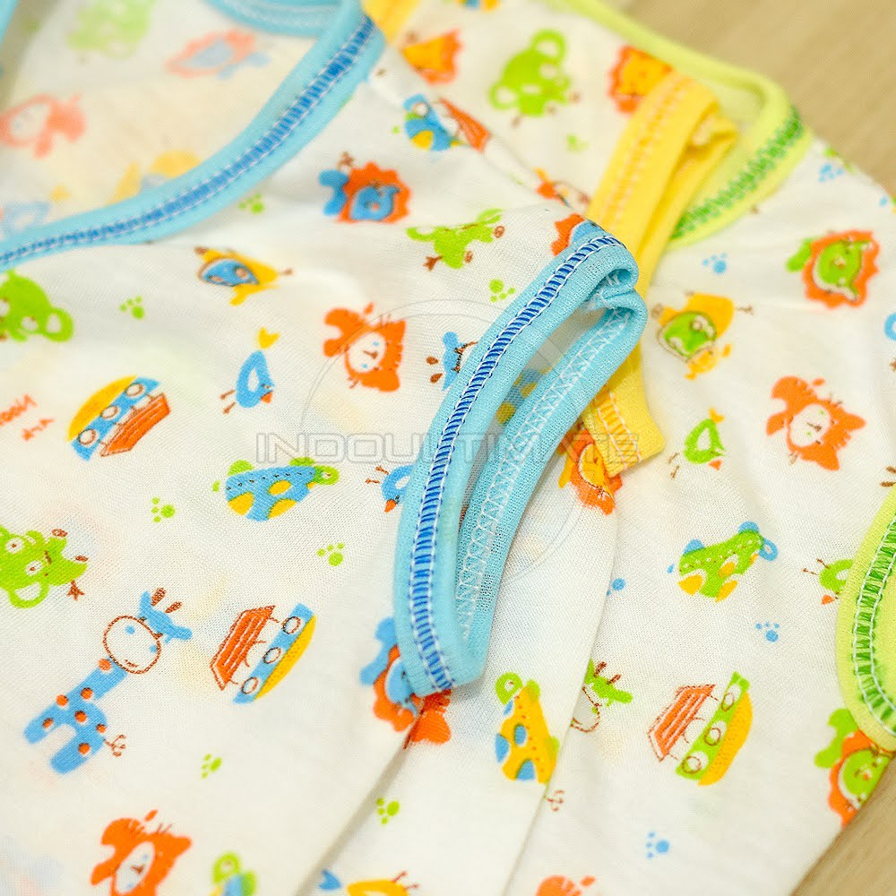 3pcs Kaos Bayi kutung tanpa lengan Newborn Baru Lahir BCS-043KK Atasan Bayi singlet  Pakaian Bayi