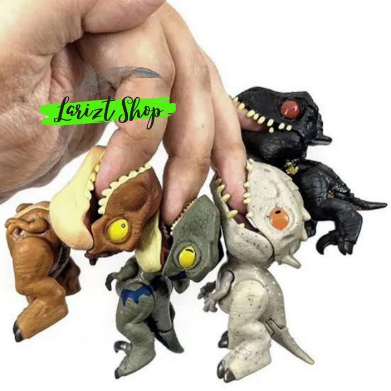 Dino Snap Squad Wave Tyrannosaurus Indominus Spinosaurus Raptor Blue Rex Collection