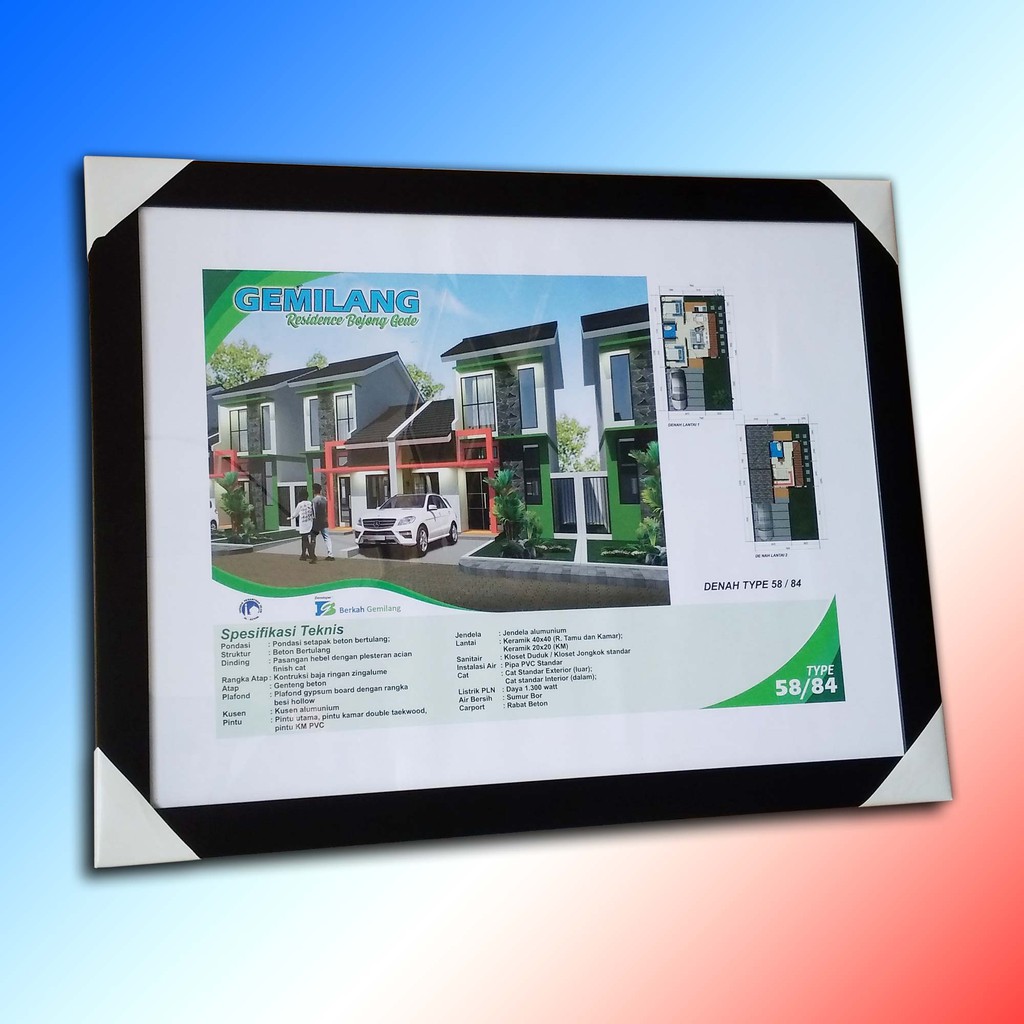 Frame Poster Minimalis B1 100x70 Cm Elegan Dan Modern Shopee