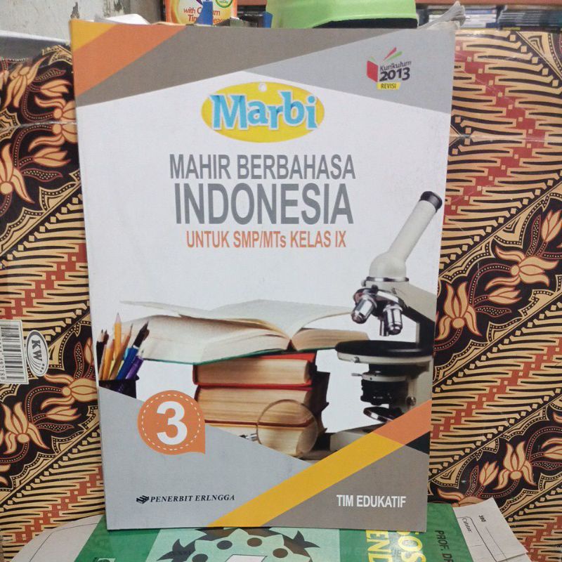 Jual buku bahasa Indonesia kelas 9 SMP Erlangga | Shopee Indonesia