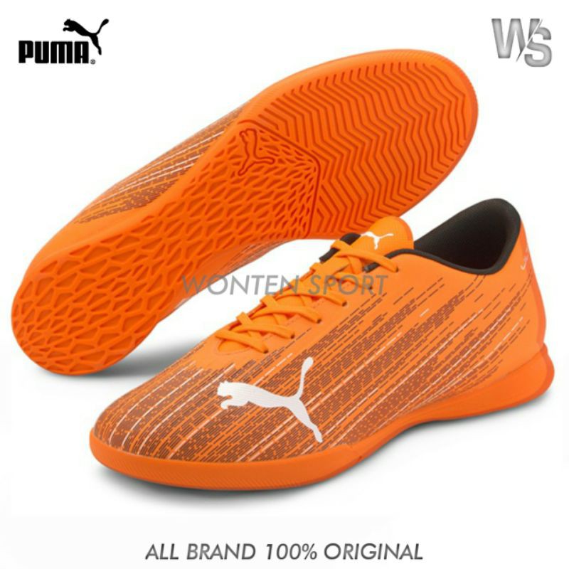 Sepatu Futsal Puma Ultra 4.1 IT - Shocking Orange 106096-01 Original