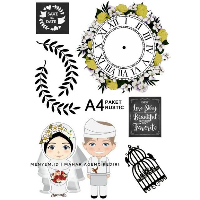 Mahar rustic [bahan] free masin jam