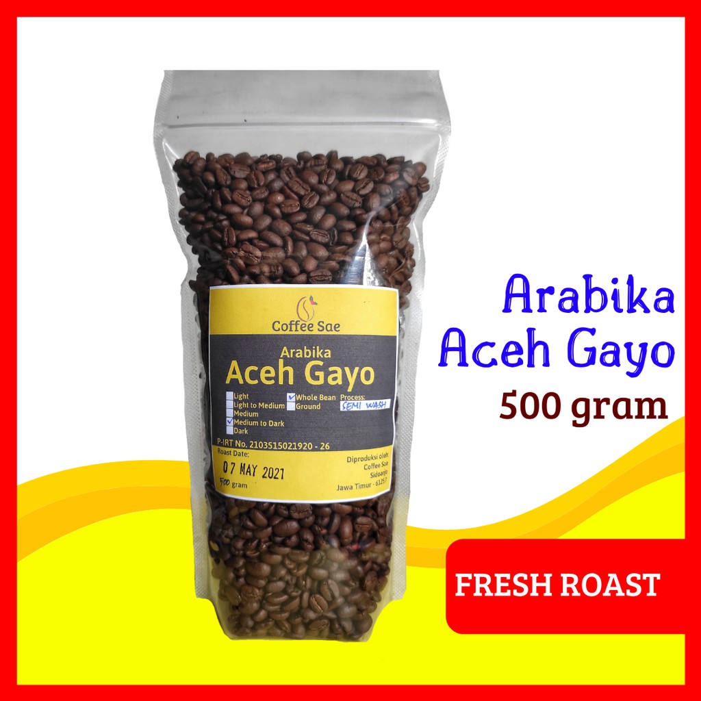 

KOPI ARABIKA GAYO 500 GRAM Specialty Arabica Gayo 500gram