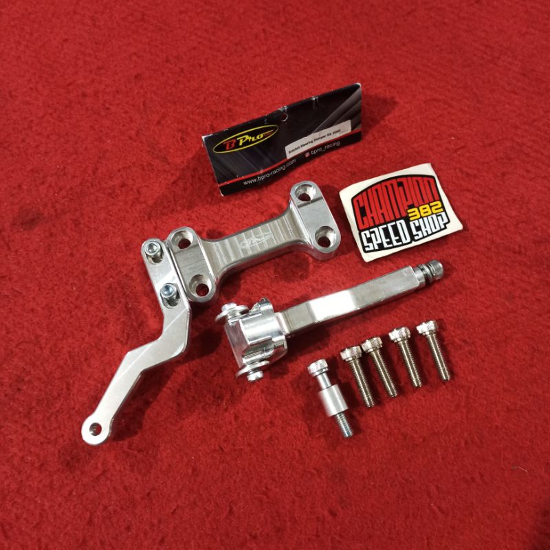 Bracket Breket Braket Steering Damper Stabilizer Stang BPRO RX King RXKing