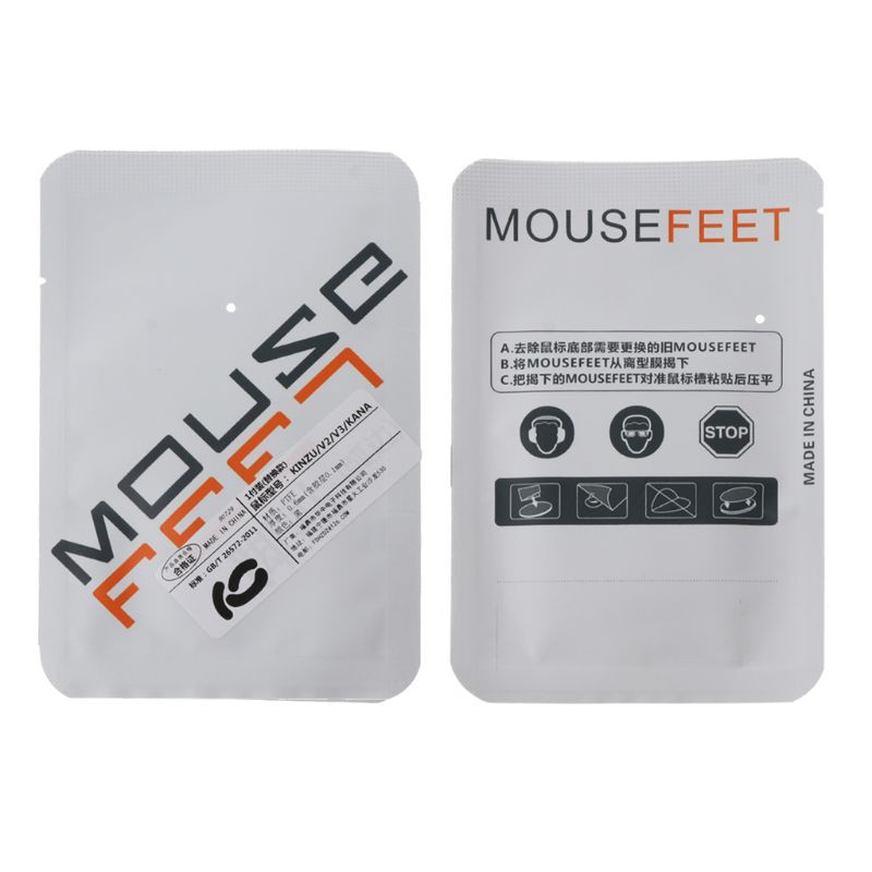 btsg 1 Set 0.6mm Thickness Replace Curve Edge Mouse Feet Mouse Skates For Steelseries KANA Kinzu V2 V3 Mouse