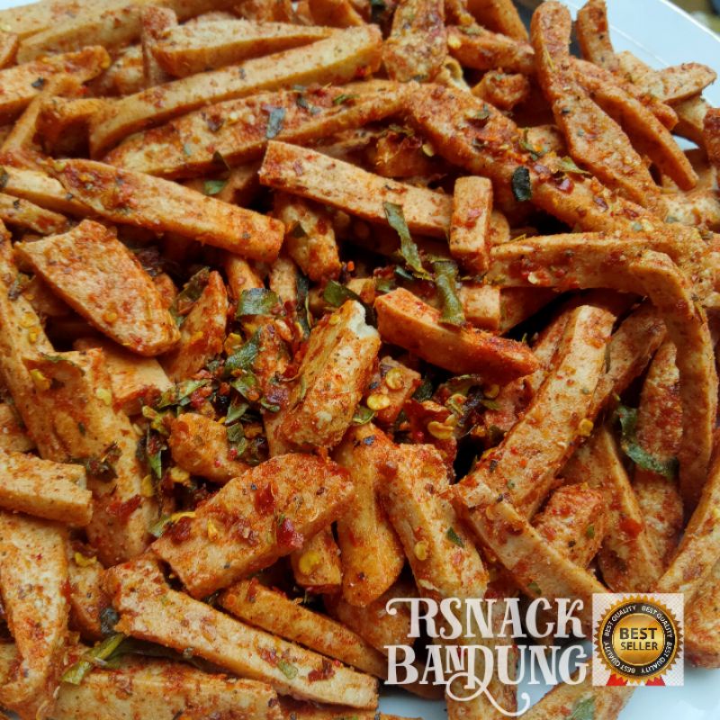 Basreng pedas koin baso goreng bandung renyah dan enak 500gr-3