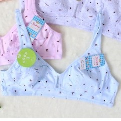 Bra BH Remaja Sorex Y3310 / Y 3310 Motif | Bra wanita / anak remaja tanpa Busa dan Kawat Step 3 | Gedabug