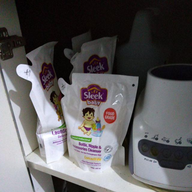 Sleek Cairan Pencuci Botol Refill 450 Ml