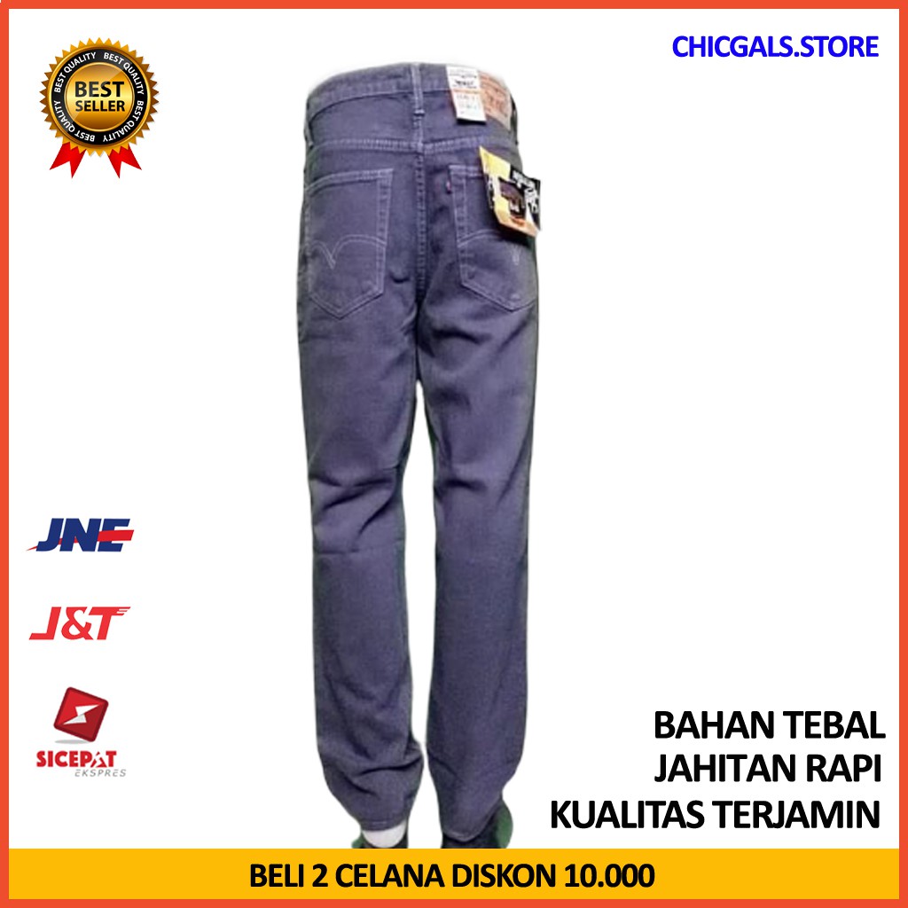  Celana  Jeans  Panjang Pria  Branded  Levi s levis Standar 