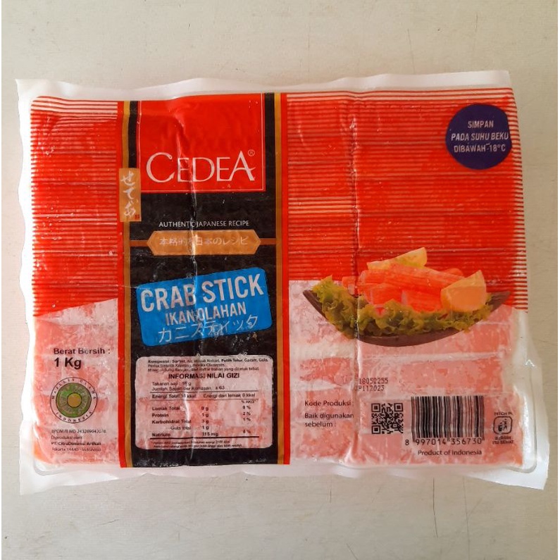 

Cedea Crabstick 250g 1kg