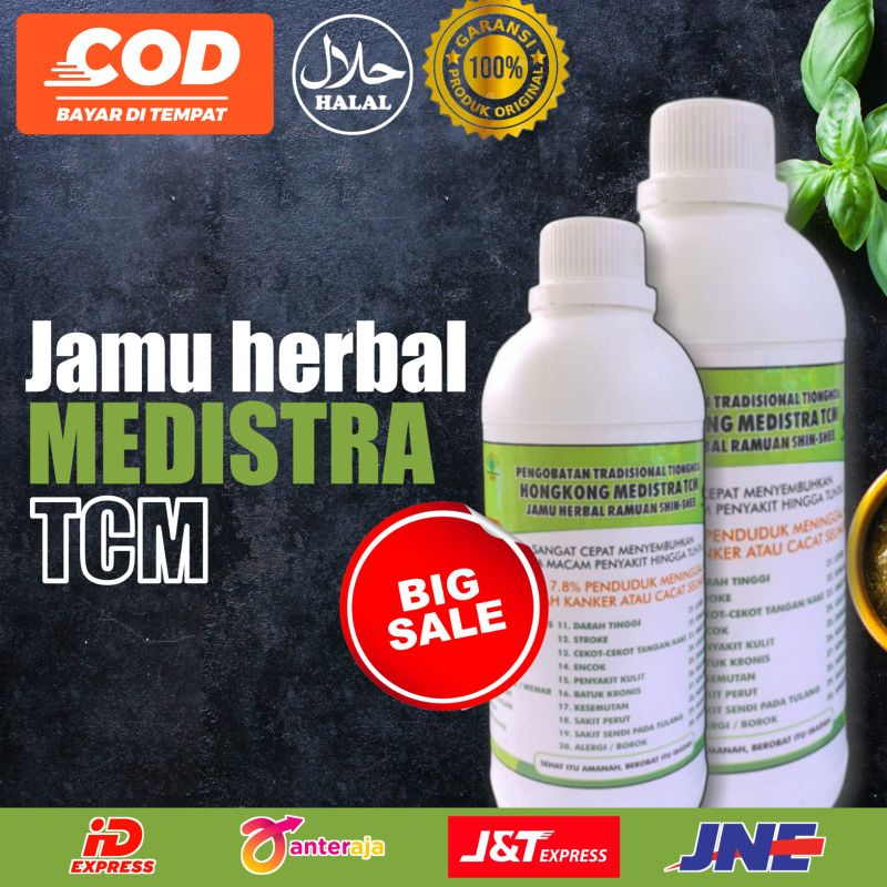 [ORIGINAL] JAMU HERBAL TRADISIONAL HONGKONG MEDISTRA RAMUAN SHIN-SHEE 500 ML