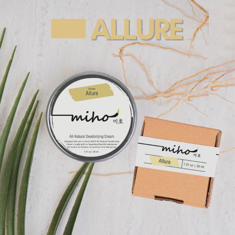 Miho Deodorant | All-Natural Deodorizing Cream - Allure Series