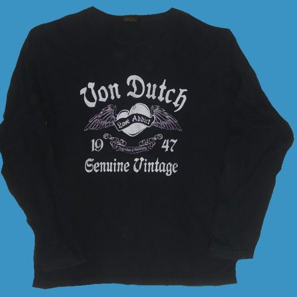 Von Dutch Apparel Long Sleeve Kustom Kulture Kaos