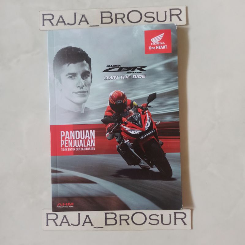 Buku panduan penjualan/Poster brosur katalog booklet Honda CBR 150 R/CBR 150R/CBR150 R Marc Marquez 