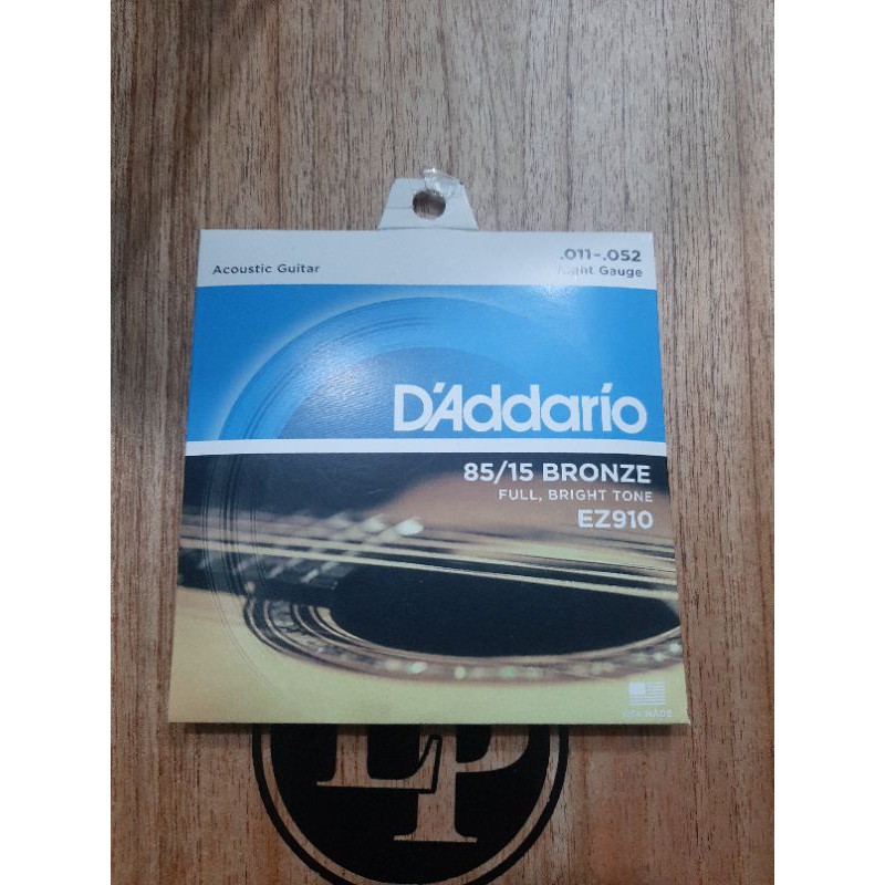 senar gitar akustik d'addario 0,11