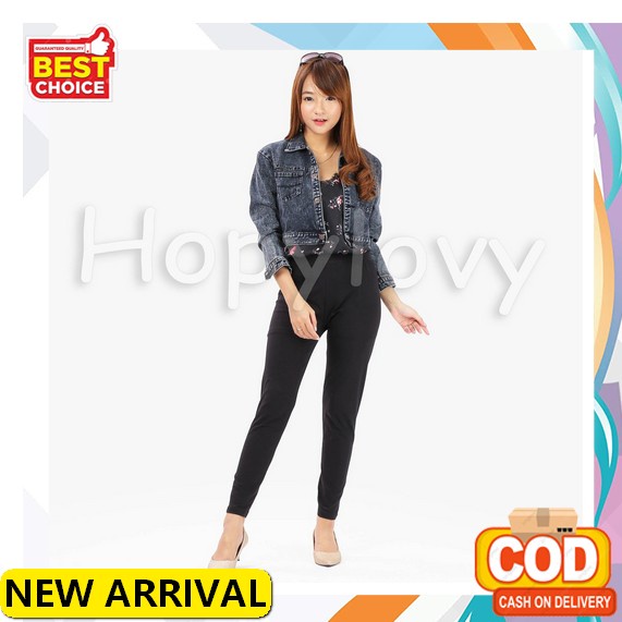 Fafa - Vintage Jaket Jeans Oversize // Jaket Jeans Oversize Wanita (Bisa Cod)Jaket Jeans Ny Crop Raw