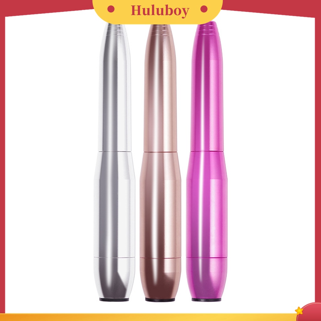 Huluboy Huluboy♡ 1 Set Kikir Kuku Elektrik Profesional Bahan Metal Untuk Manicure