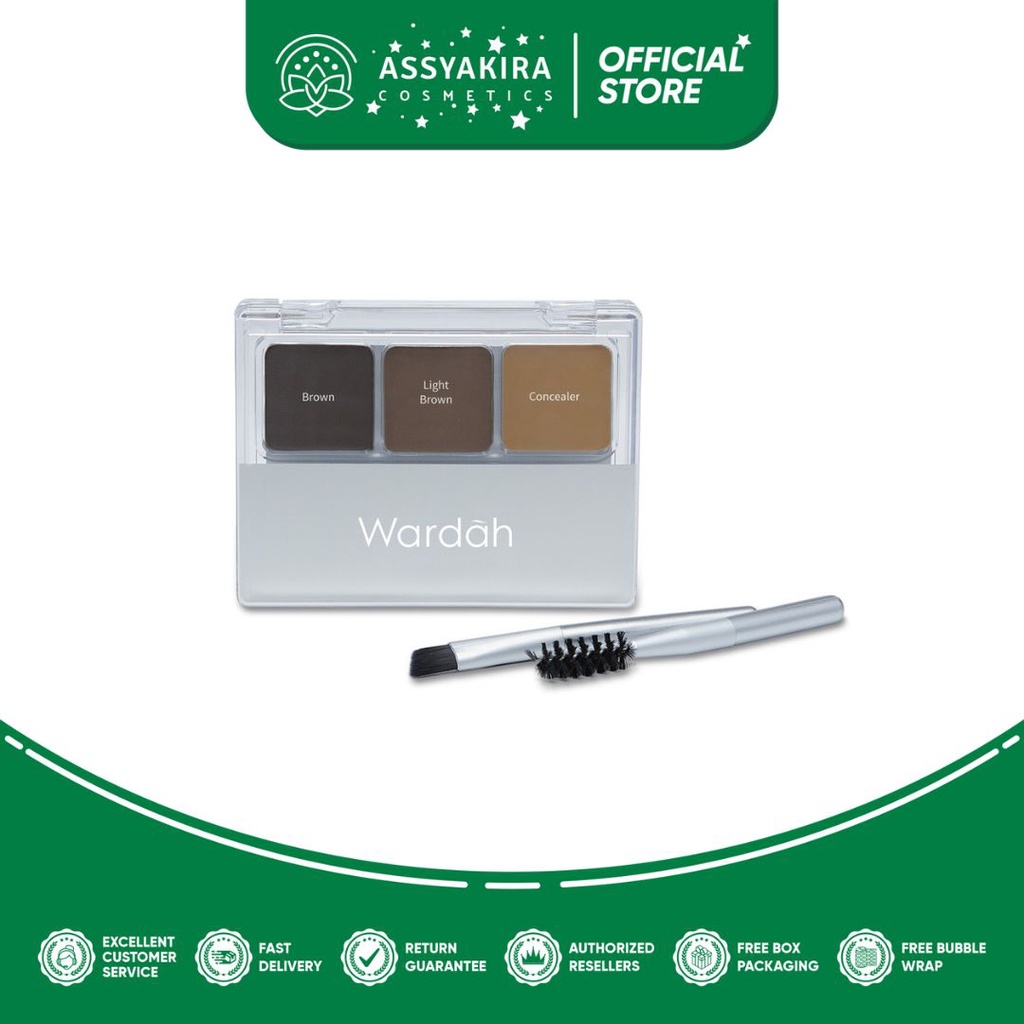 Wardah Eyexpert Eyebrow Kit