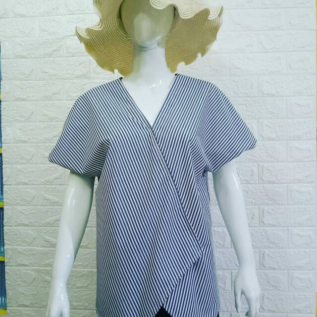 Baju wanita-motif salur sabrina