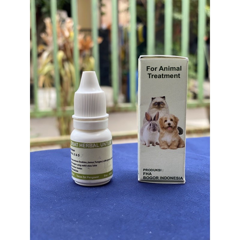 Obat Herbal untuk Kucing, Anjing dan Kelinci 10ml