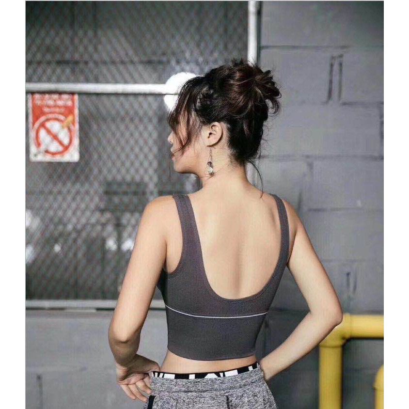 [ LINGERIE MASTER ] - (B-10) SPORT BRA GYM BRA OLAHRAGA PUSH UP WANITA TANPA KAWAT SEXY IMPORT LINGERIE-7