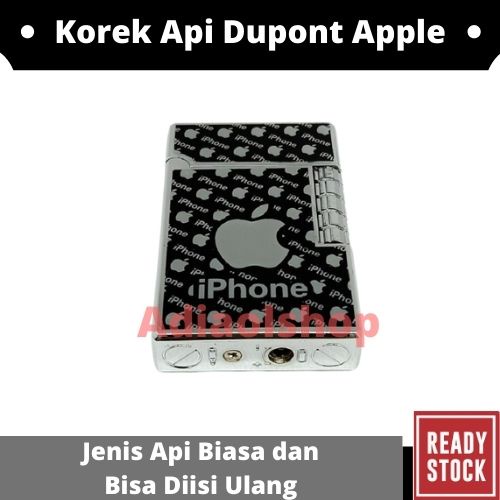 Korek Api Dupont Apple Desain elegant dan Mewah