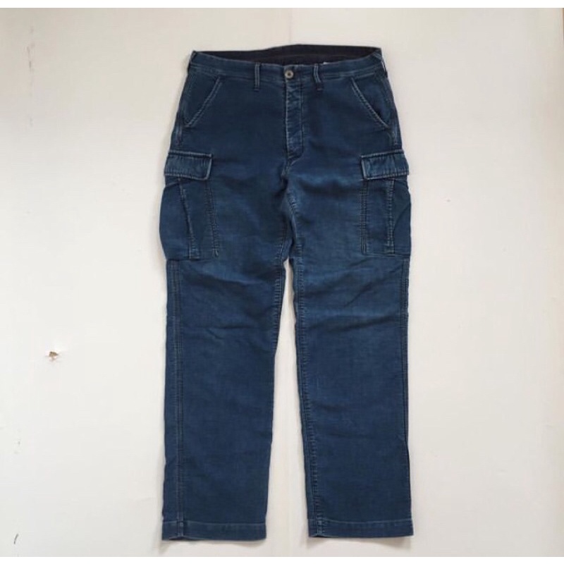 45rpm-studio Denim Cargo