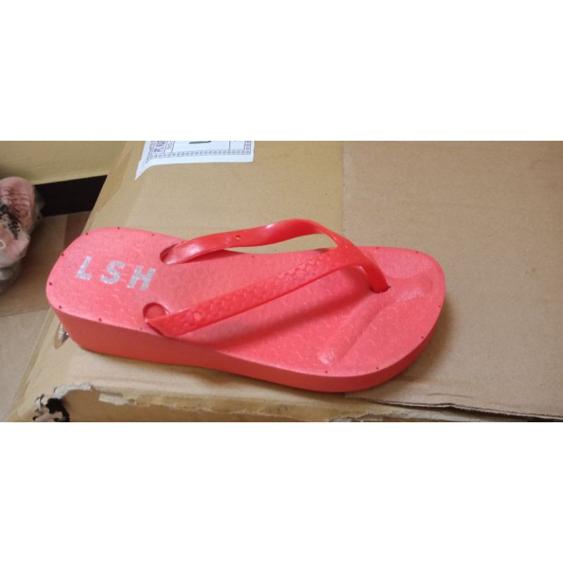 sandal karet lsh xm 1279 - sandal jepit wedges anak