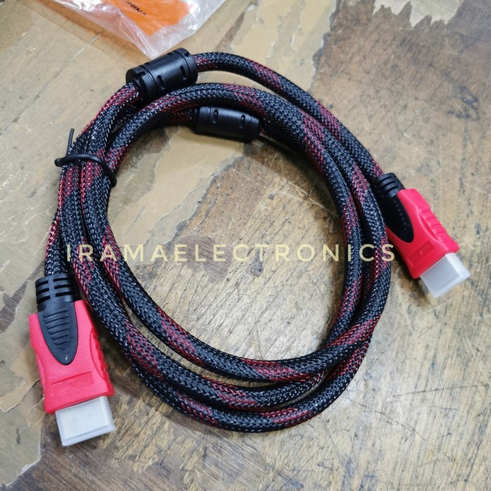 KABEL HDMI 1.5M KAIN TEBAL KUALITAS BAGUS