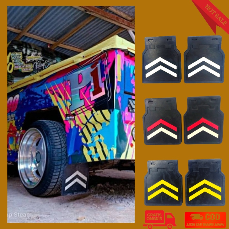 (GROSIR) Karet Lumpur Mobil pickup MUd Guard Ceret Ceceret Mobil Pick Up Karpet Lumpur Mobil
