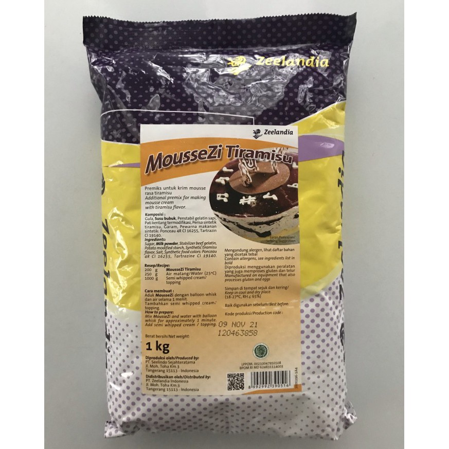 

Ready - Zeelandia - Moussezi Tiramisu Premix (1Kg)