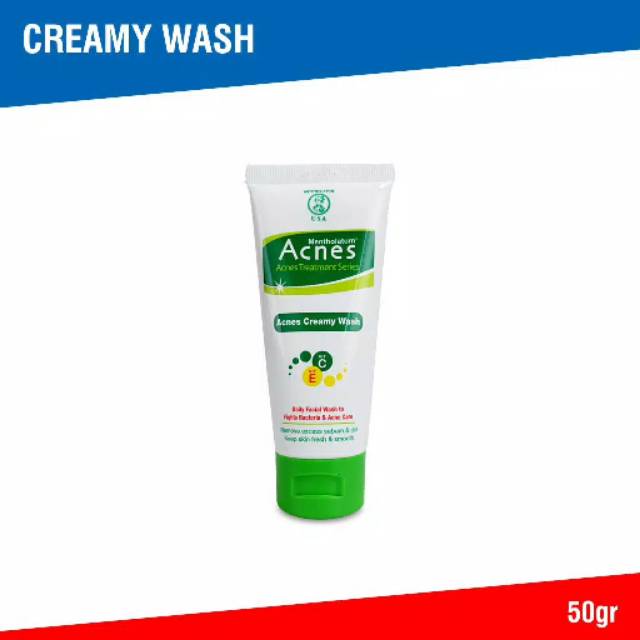 [ GROSIR ] ACNES CREAMY WASH 50 GR