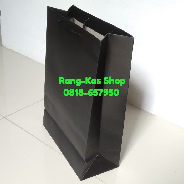 

(TERLARIS) Paperbag Hitam Buku karton