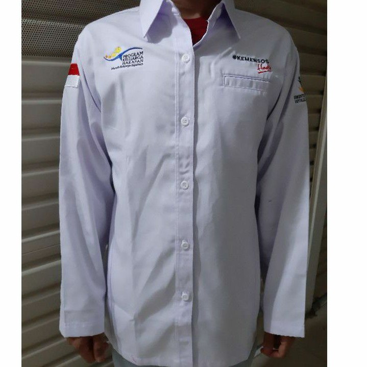 KEMEJA KEMENSOS RI KEMENSOS HADIR DAN PKH LENGAN PANJANG