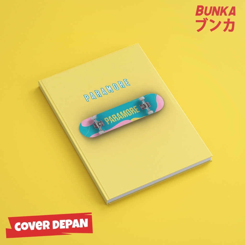 

Notebook Band Paramore Skate Hardcover A5 Buku Tulis Catatan Notes Agenda Planner Jurnal