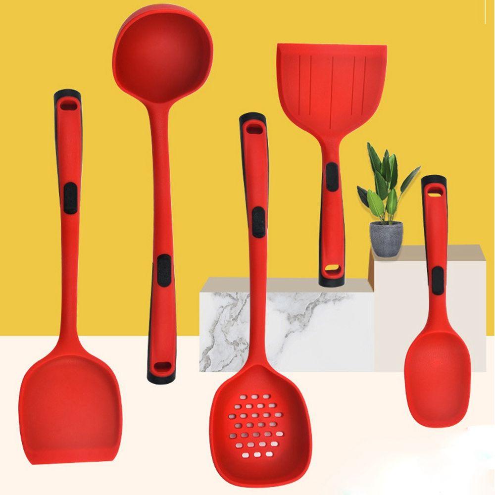 [Elegan] Sendok Sup Masak Silikon Peralatan Makan Peralatan Masak Gadget Kitchen Utensils Spatula