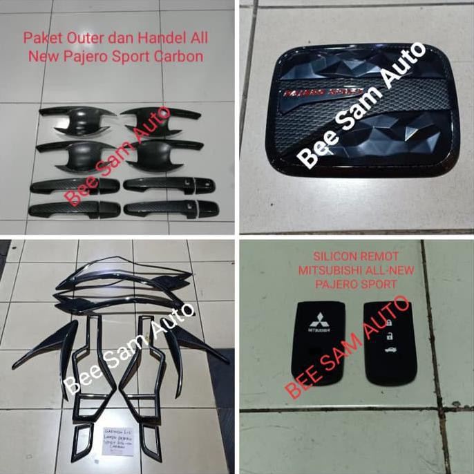 Paket Aksesoris Mobil Mitsubishi All New Pajero Sport Black Carbon