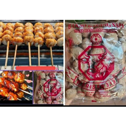 

(1 BALL) Bakso bakar Sapi BAKSO WARISAN UNYIL 50 PCS 20 BUNGKUS