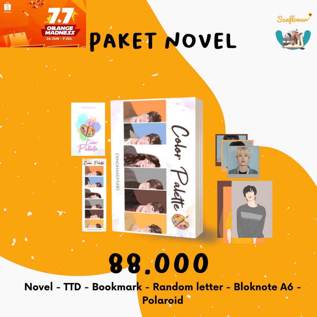 Novel Color Pallete karya dindhaseptars