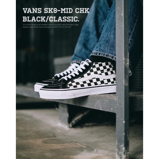 VANS SK8-MID CHECKERBOARD / CLASSIC