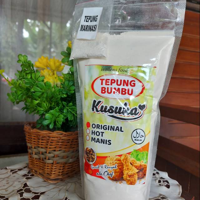 

TEPUNG BUMBU SERBAGUNA , BISA UNTUK KENTUCKY, CUMI TEPUNG, DLL. DIJAMIN KRIUK YA