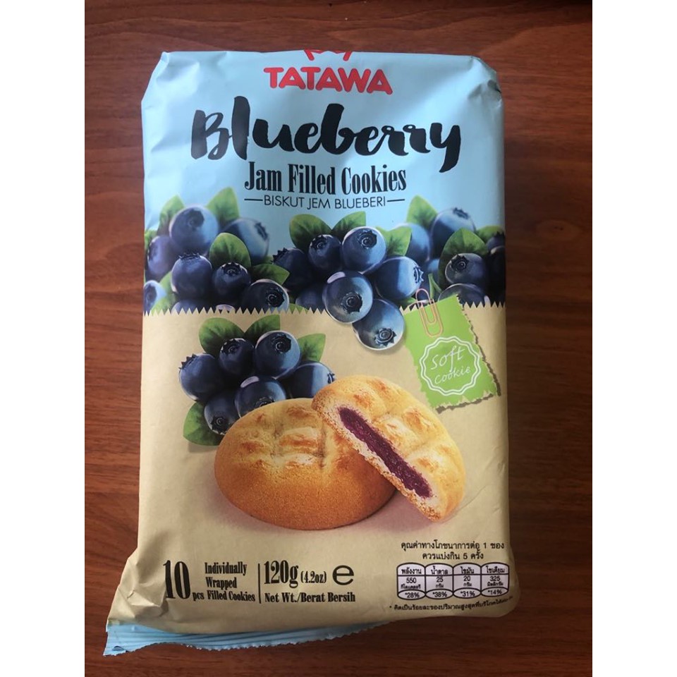 TATAWA blueberry/ biskuit jam blueberry/ cookies blueberry 120g(10pcs)