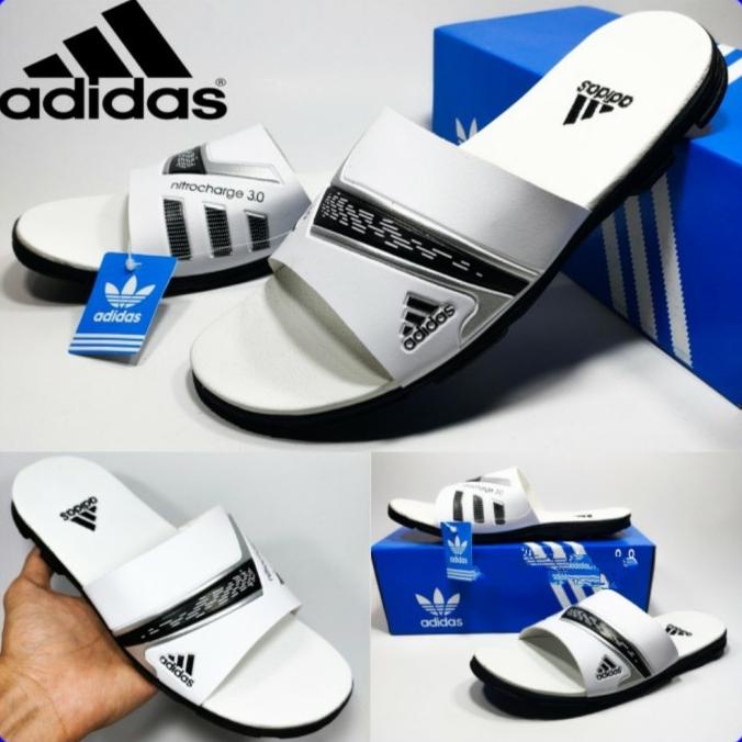 Premium Product Sandal Pria Dewasa Adidas Sandal Selop Nyaman Sandal Keren / SANDAL RUMAH PERLENGKAP