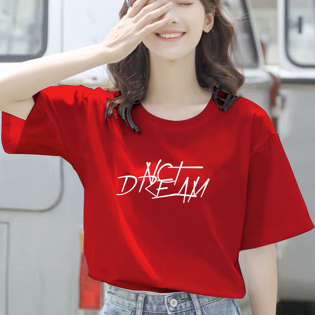 CALVIERO SHOP - BAJU KAOS ATASAN WANITA PRINT LOGO NCT ABS