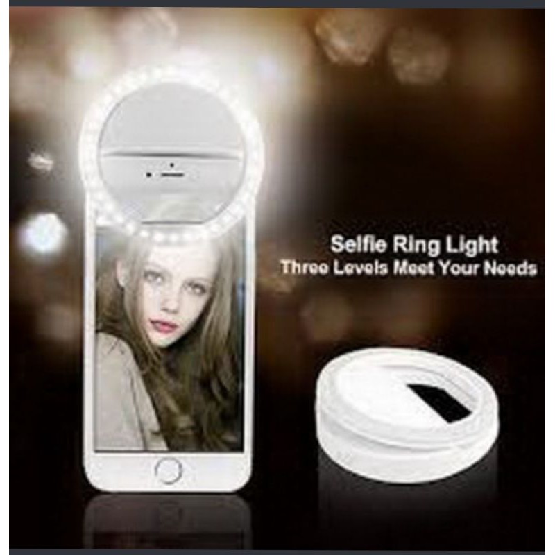mini selfi ring light flash